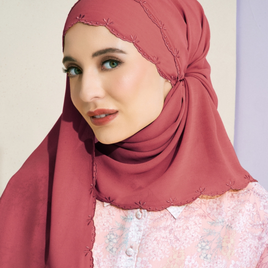 Shawl Embroidery chiffon